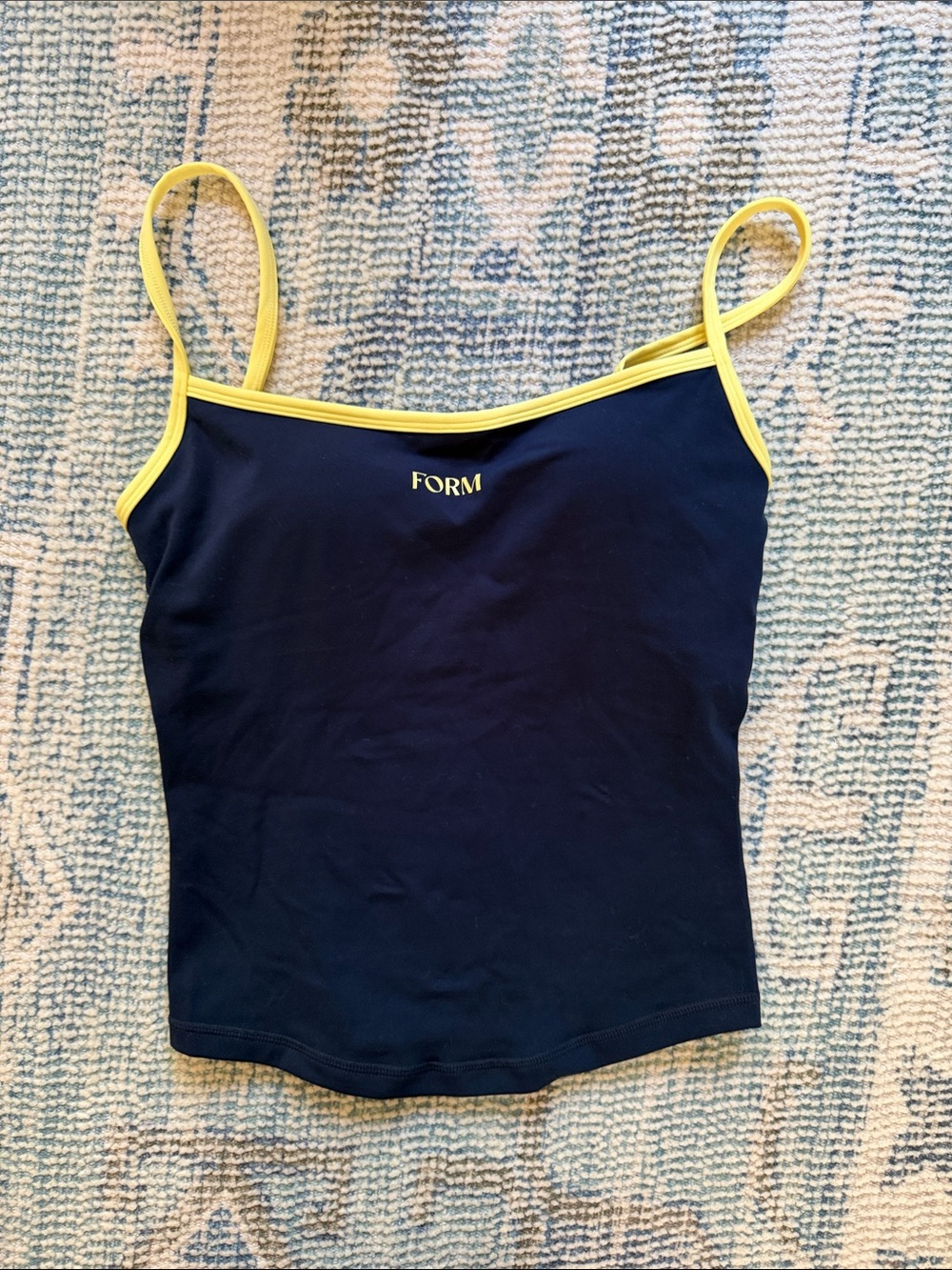 FORM Cami - NAVY/ LEMON